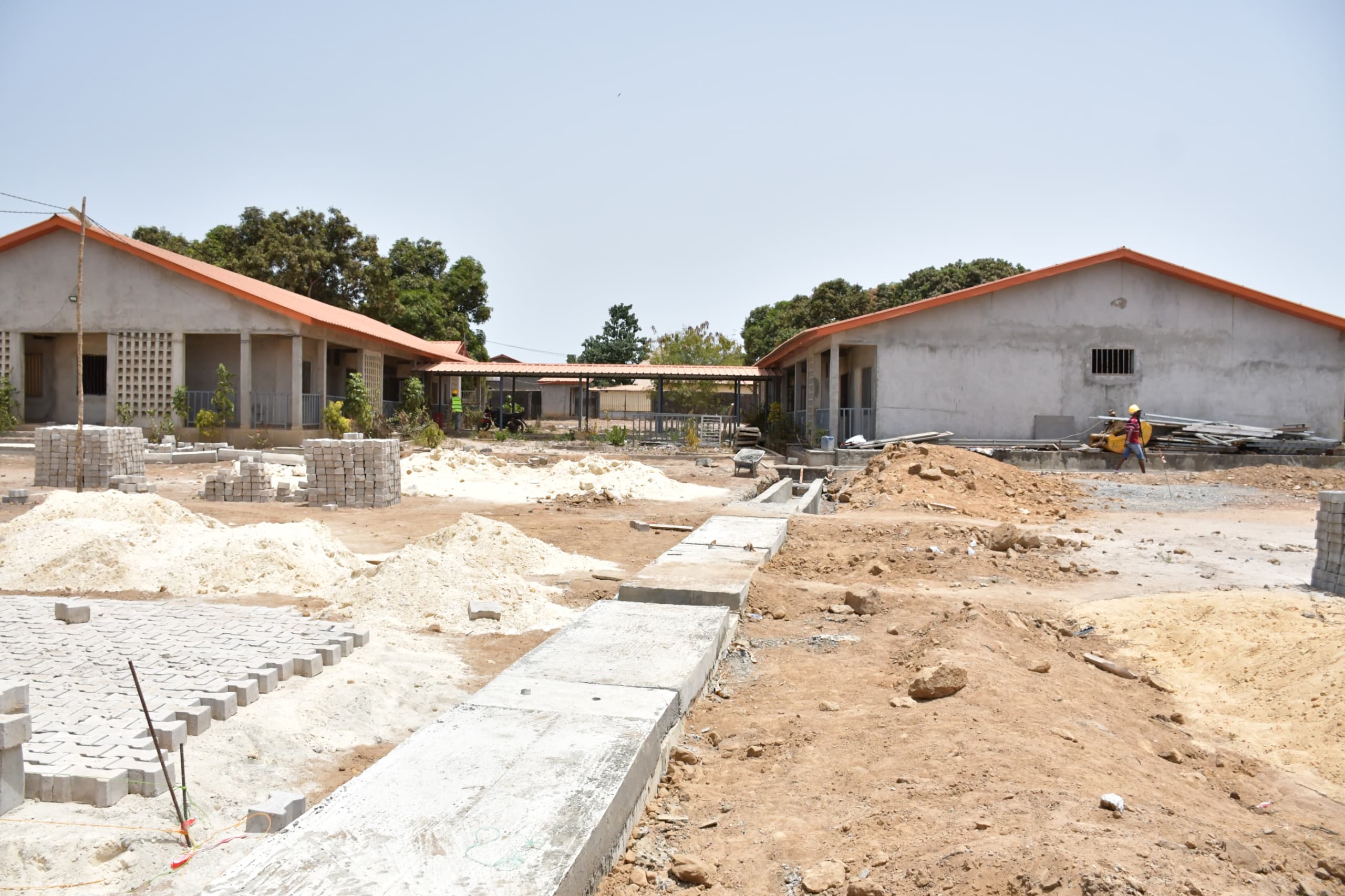 Chantier de l’Hôpital Communautaire de Filima : Les travaux de finition s’accélèrent à grands pas
