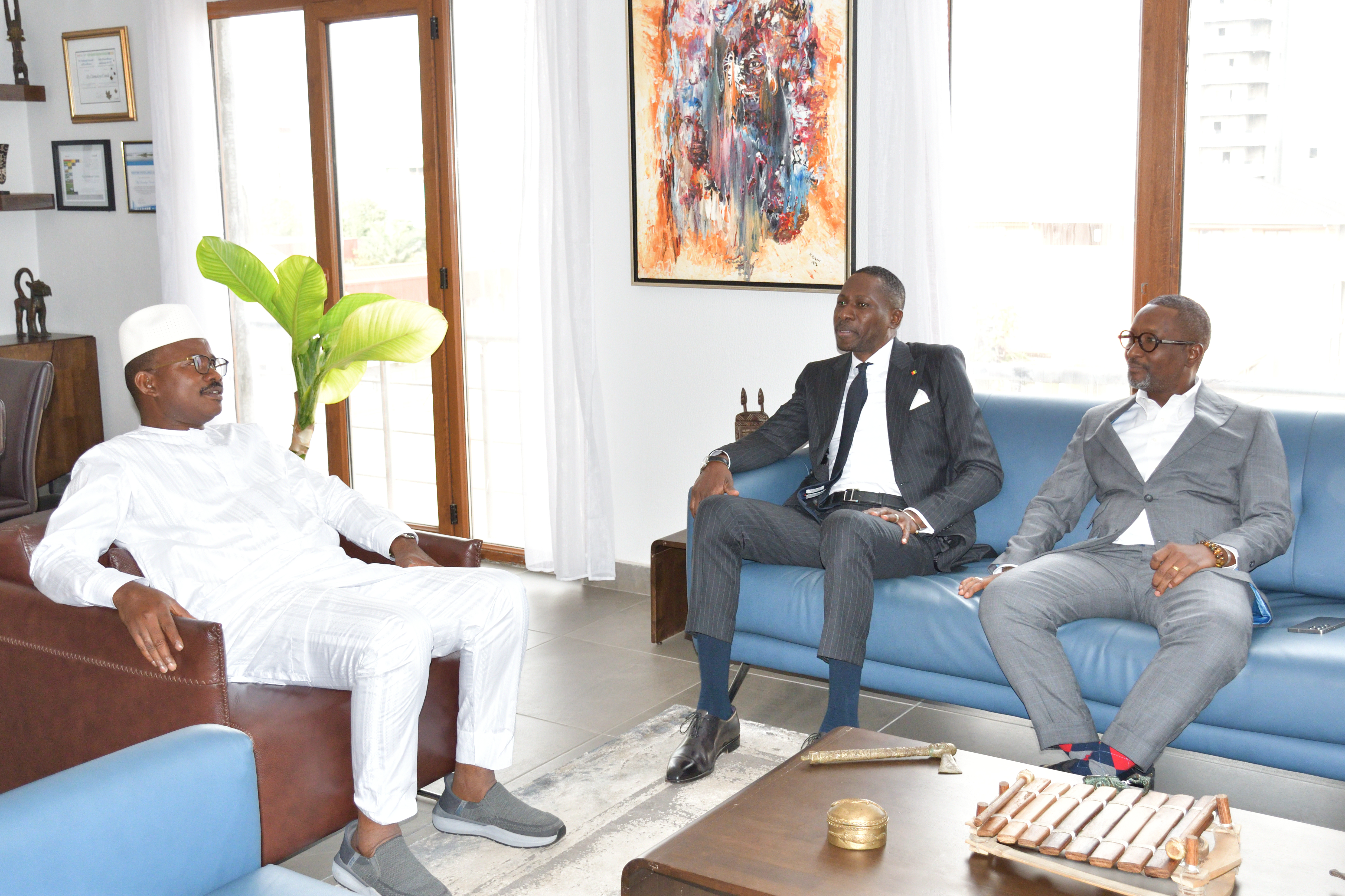 L'ANAIM reçoit le Président de l'Assemblée Nationale, l'Honorable Dr Dansa Kourouma