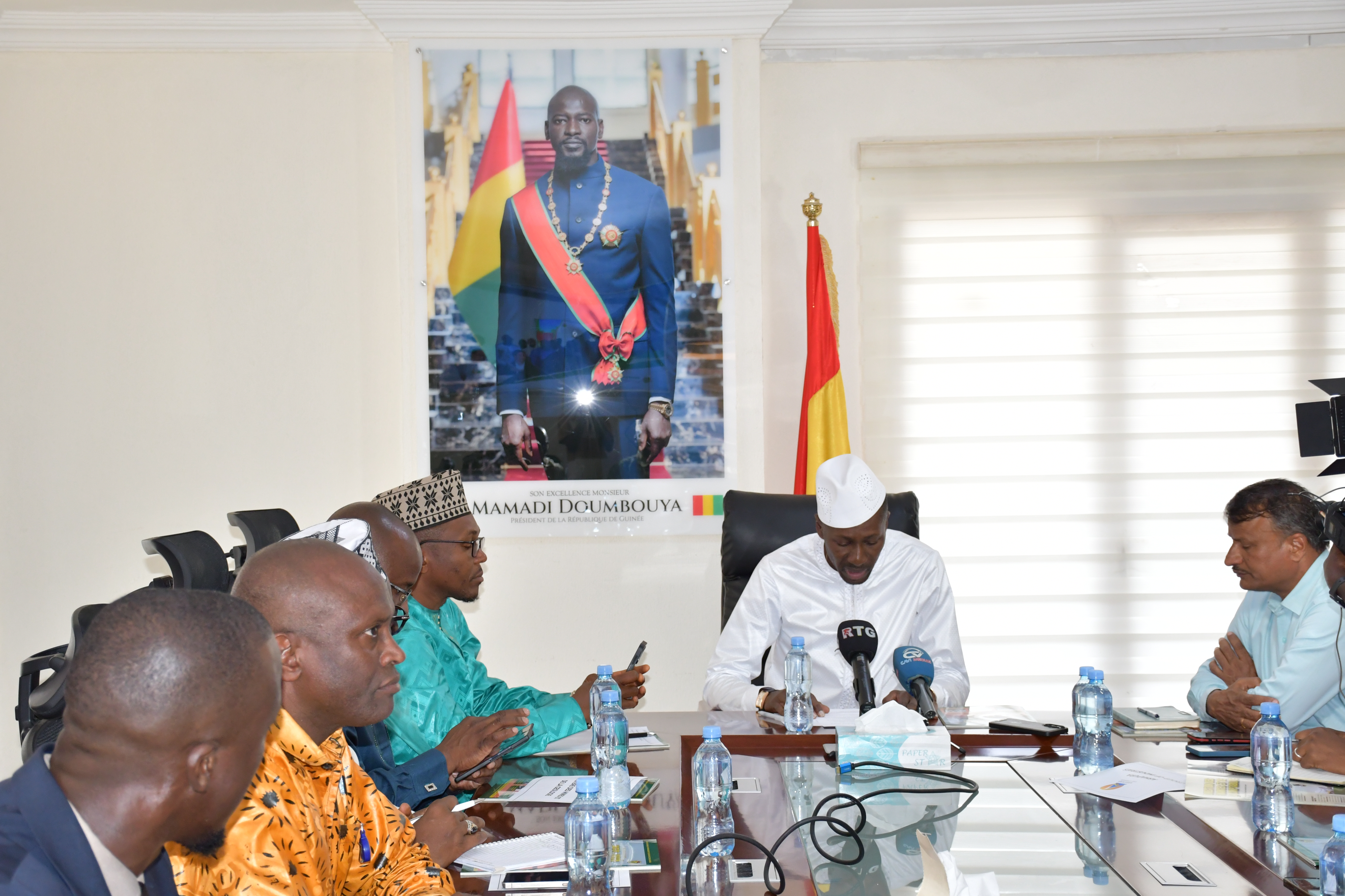 Les routes minières : L'ANAIM pilote les négociations pour la mutualisation de la route Yomboyeli - Konta