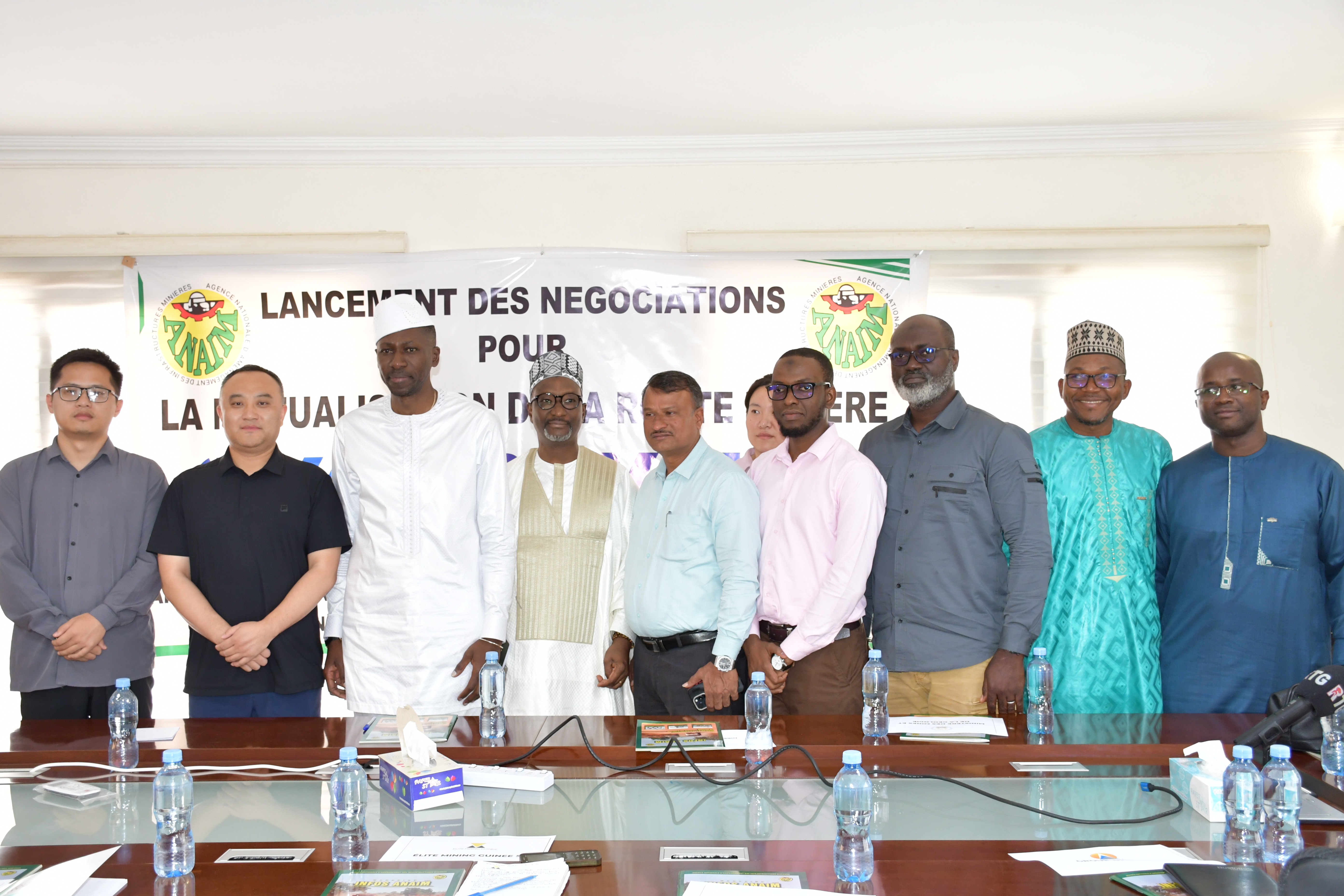 Les routes minières : L'ANAIM pilote les négociations pour la mutualisation de la route Yomboyeli - Konta