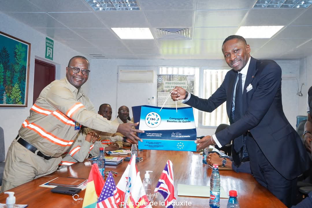 Visite de travail du Directeur Général de l’ANAIM à la CBG : renforcer les synergies pour une meilleure gouvernance des infrastructures minières