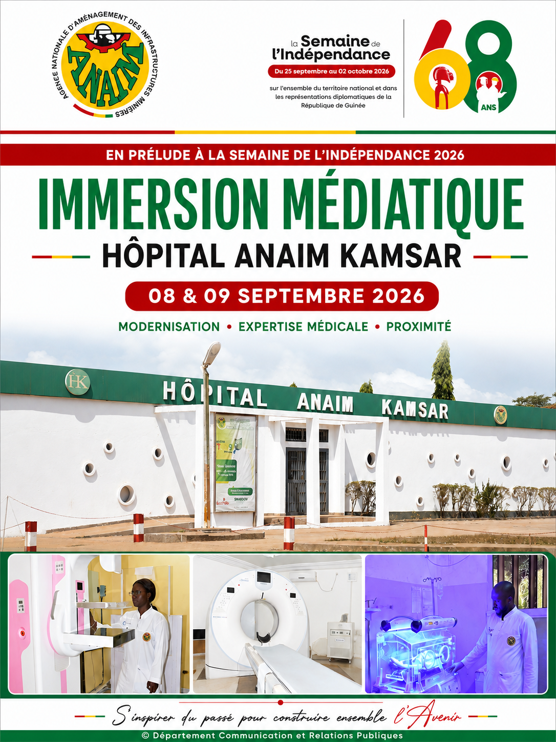 IMMERSION MÉDIATIQUE À L’HÔPITAL ANAIM KAMSAR